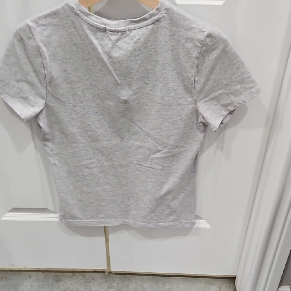 Good American Heather Gray Short Sleeve Tee - Picture 3 of 3